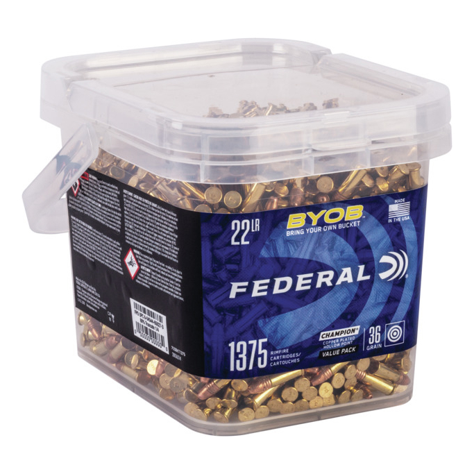 Federal Champion BYOB .22 LR 36 Grain Rimfire Ammo | Cabela's